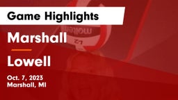 Marshall  vs Lowell Game Highlights - Oct. 7, 2023