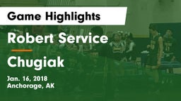 Robert Service  vs Chugiak  Game Highlights - Jan. 16, 2018