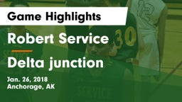 Robert Service  vs Delta junction Game Highlights - Jan. 26, 2018