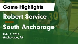 Robert Service  vs South Anchorage  Game Highlights - Feb. 5, 2018