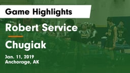 Robert Service  vs Chugiak  Game Highlights - Jan. 11, 2019