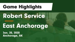 Robert Service  vs East Anchorage  Game Highlights - Jan. 20, 2020