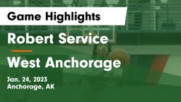 Robert Service  vs West Anchorage  Game Highlights - Jan. 24, 2023