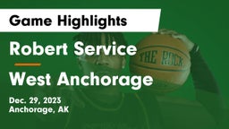 Robert Service  vs West Anchorage  Game Highlights - Dec. 29, 2023