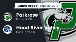 Recap: Parkrose  vs. Hood River Valley  2019