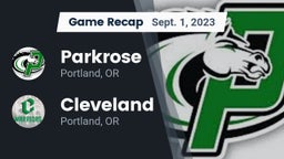 Recap: Parkrose  vs. Cleveland  2023