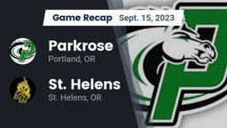 Recap: Parkrose  vs. St. Helens  2023