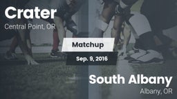 Matchup: Crater  vs. South Albany  2016