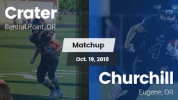 Matchup: Crater  vs. Churchill  2018