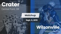 Matchup: Crater  vs. Wilsonville  2019