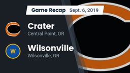 Recap: Crater  vs. Wilsonville  2019