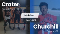 Matchup: Crater  vs. Churchill  2019