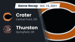 Recap: Crater  vs. Thurston  2021