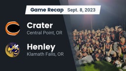 Recap: Crater  vs. Henley  2023