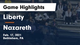 Liberty  vs Nazareth  Game Highlights - Feb. 17, 2021