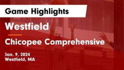 Westfield  vs Chicopee Comprehensive  Game Highlights - Jan. 9, 2024