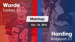 Matchup: Warde vs. Harding  2016