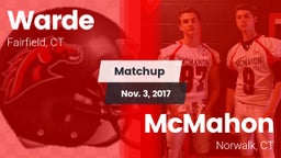 Matchup: Warde vs. McMahon  2017