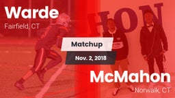 Matchup: Warde vs. McMahon  2018