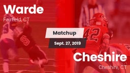 Matchup: Warde vs. Cheshire  2019