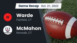 Recap: Warde  vs. McMahon  2022