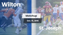 Matchup: Wilton  vs. St. Joseph  2016