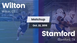 Matchup: Wilton  vs. Stamford  2016