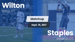 Matchup: Wilton  vs. Staples  2017