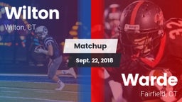 Matchup: Wilton  vs. Warde  2018