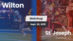 Matchup: Wilton  vs. St. Joseph  2018