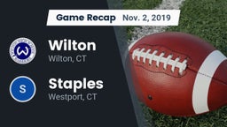 Recap: Wilton  vs. Staples  2019