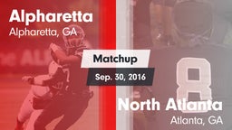 Matchup: Alpharetta High vs. North Atlanta  2016