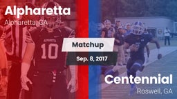 Matchup: Alpharetta High vs. Centennial  2017