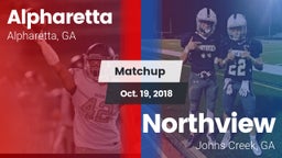 Matchup: Alpharetta High vs. Northview  2018