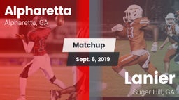 Matchup: Alpharetta High vs. Lanier  2019