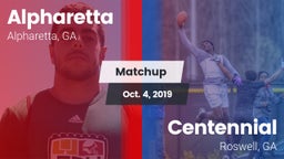 Matchup: Alpharetta High vs. Centennial  2019