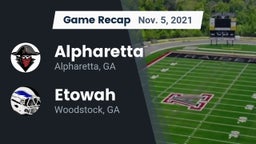Recap: Alpharetta  vs. Etowah  2021