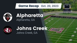 Recap: Alpharetta  vs. Johns Creek  2023