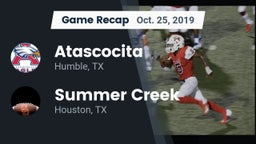 Recap: Atascocita  vs. Summer Creek  2019