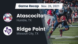 Recap: Atascocita  vs. Ridge Point  2021