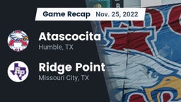 Recap: Atascocita  vs. Ridge Point  2022