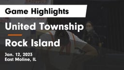 United Township vs Rock Island  Game Highlights - Jan. 12, 2023