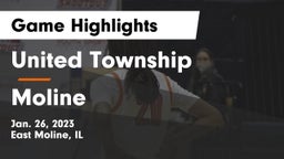 United Township vs Moline  Game Highlights - Jan. 26, 2023
