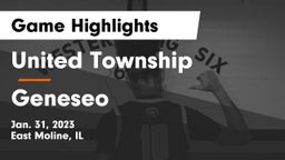United Township vs Geneseo  Game Highlights - Jan. 31, 2023