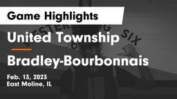 United Township vs Bradley-Bourbonnais  Game Highlights - Feb. 13, 2023