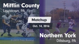 Matchup: Mifflin County HS vs. Northern York  2016