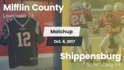 Matchup: Mifflin County HS vs. Shippensburg  2017