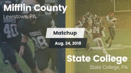 Matchup: Mifflin County HS vs. State College  2018