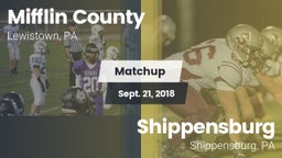 Matchup: Mifflin County HS vs. Shippensburg  2018