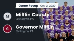 Recap: Mifflin County  vs. Governor Mifflin  2020